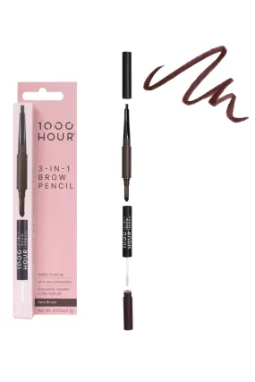1000 HOUR 3 in 1 Brow Pencil Dark Brown