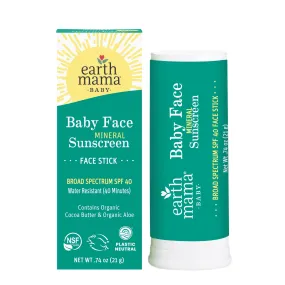 Baby Face Mineral Sunscreen  Face Stick SPF 40