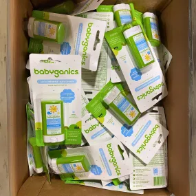 BabyGanics SPF 50 Mineral Sunscreen 0.47 Oz (100 Pcs Lot)