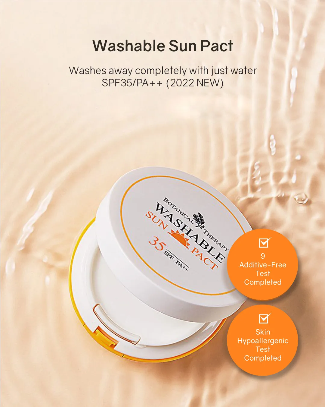 Botanical Therapy Washable Sun Pact SPF35 PA  
