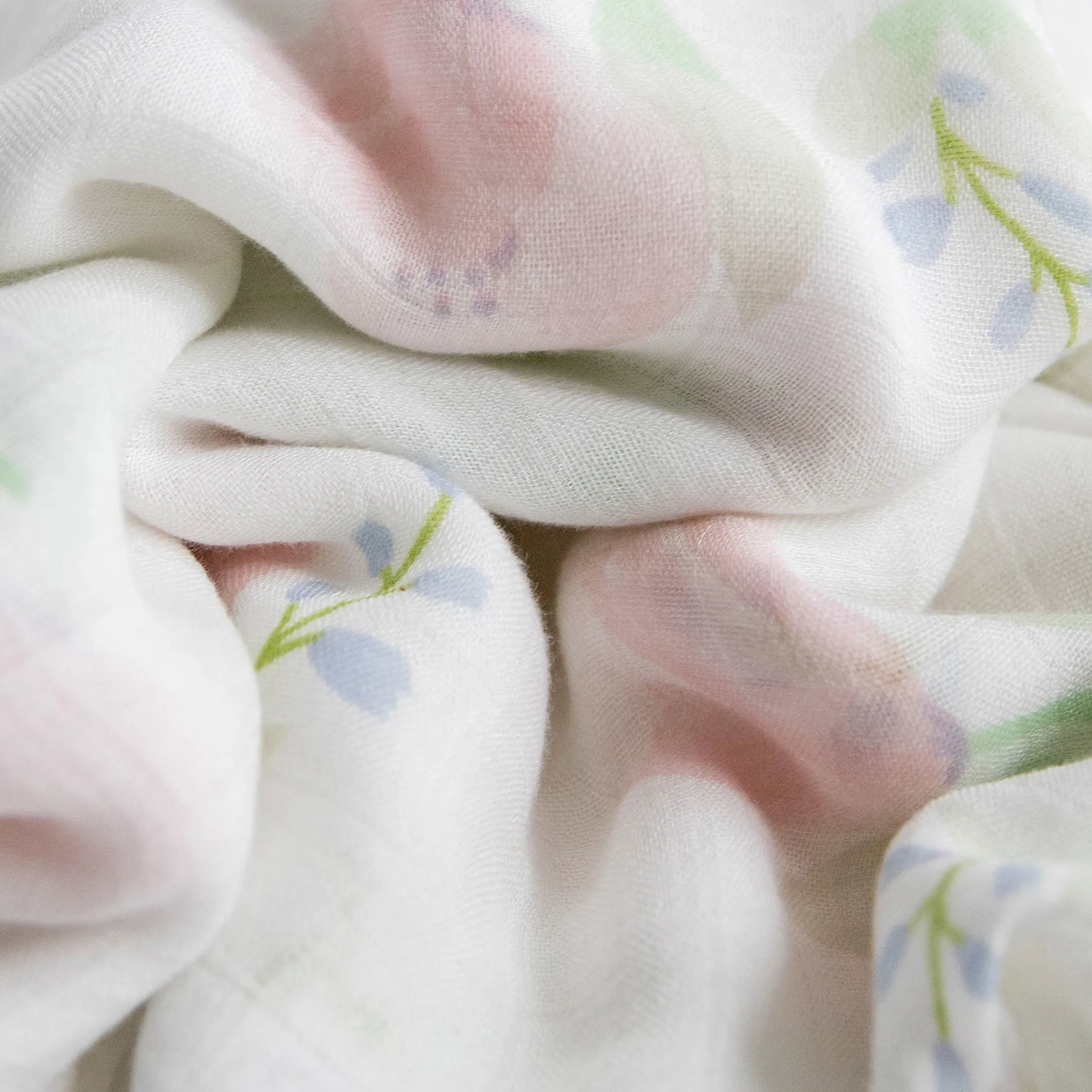 Deluxe Muslin Swaddle Blanket 2 Pack - Blush Peony