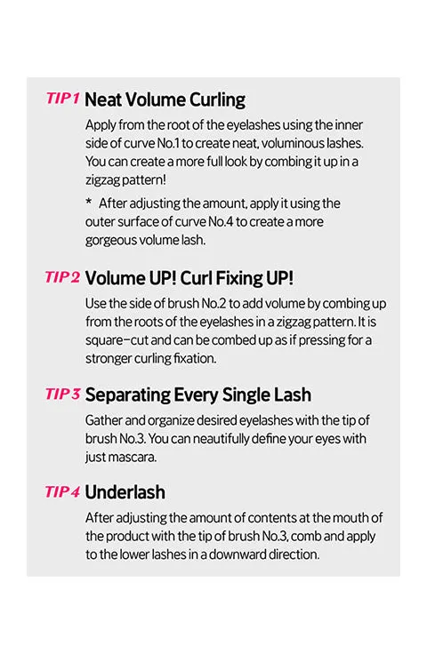 [ETUDE HOUSE] Curl Fix Mascara(8g/0.27fl.oz)-4Style