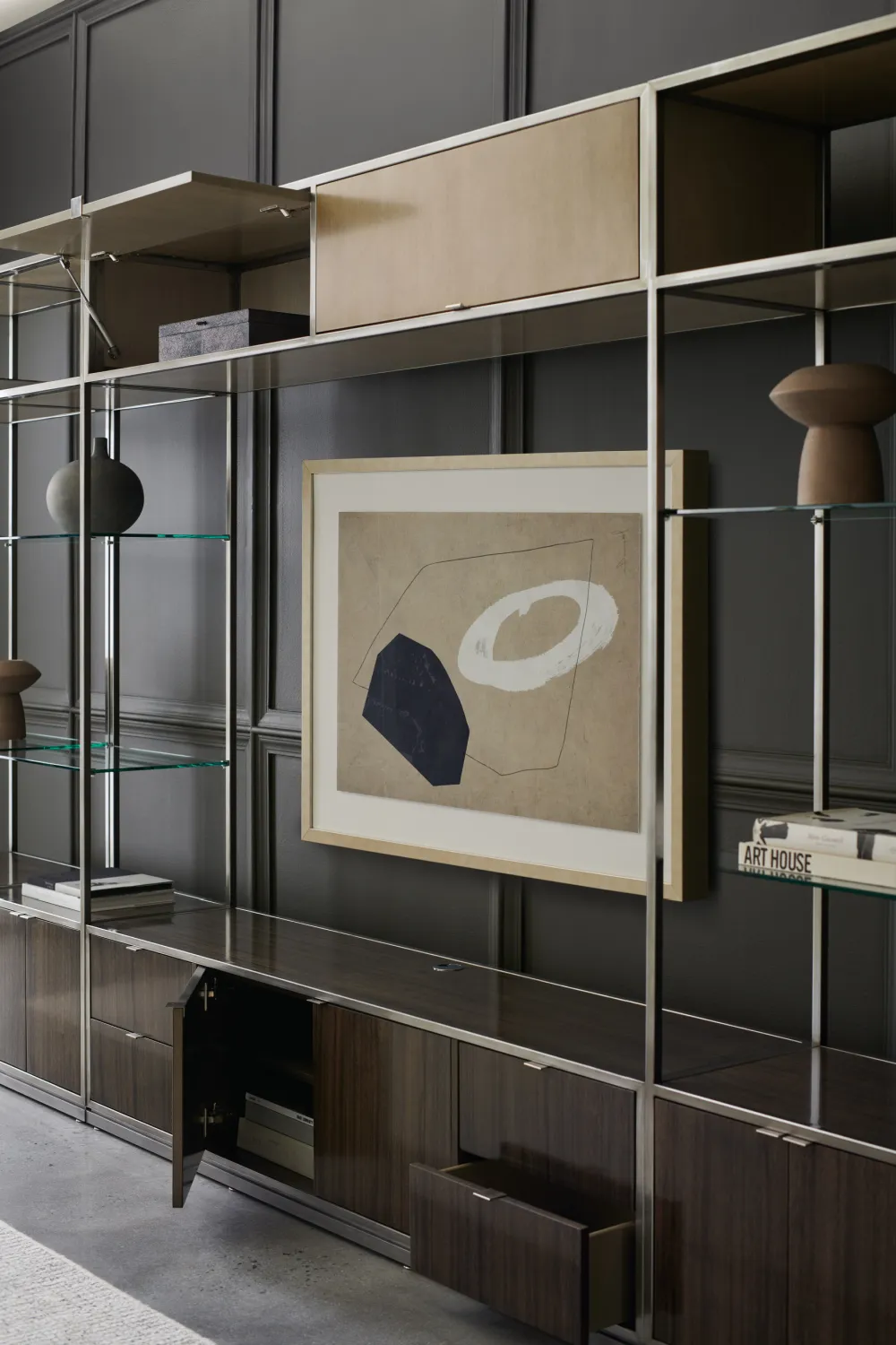 Euro-Modern Bookcase | Caracole La Moda