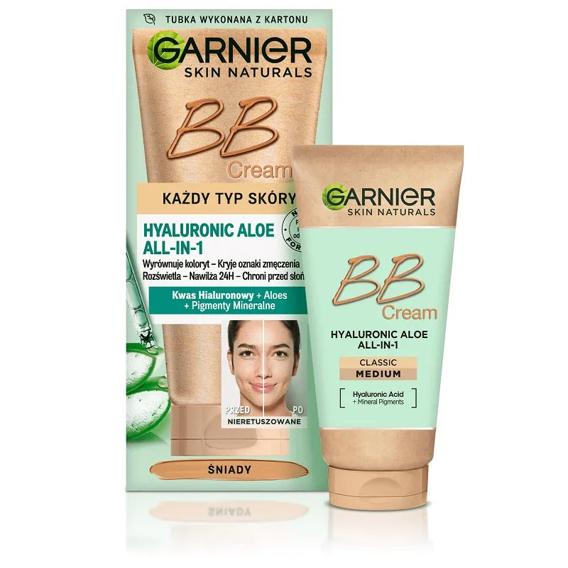 Hyaluronic Aloe All-In-1 BB Cream nawilżający krem BB dla każdego typu skóry Śniady 50ml