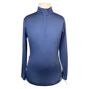 Kerrits 'Aire Ice Fil' Kids Long Sleeve Sun Shirt in Navy - Children's XL