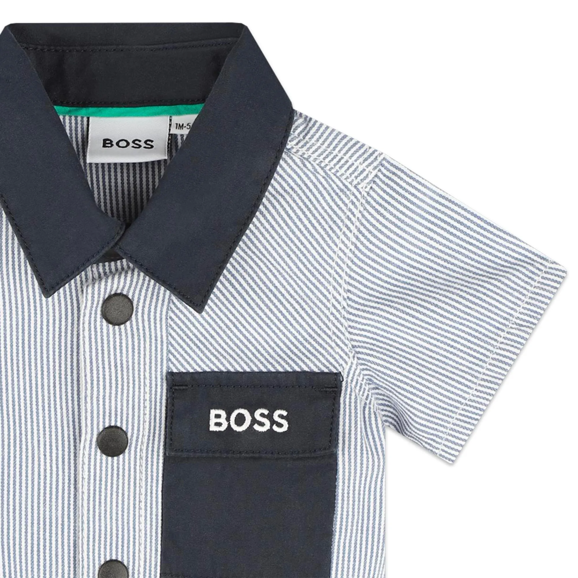 Light Blue Logo Formal Outfit