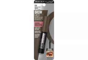 MAYBELLINE - Brow Fast Sculpt Eyebrow Gel Mascara Warm Brown 256 - 0.09 fl oz (2.75 ml)