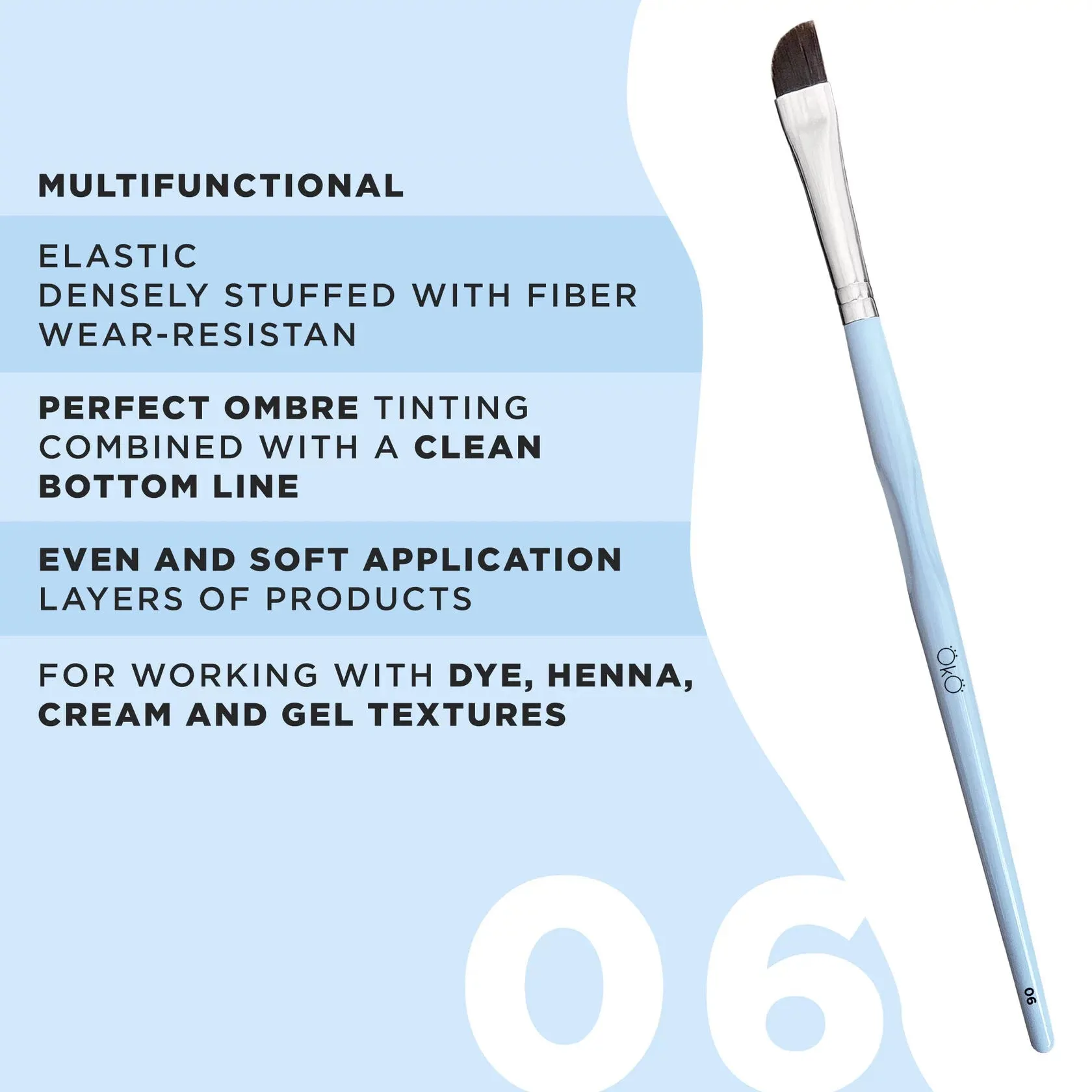 OkO - Soft Large Angled Brush #6