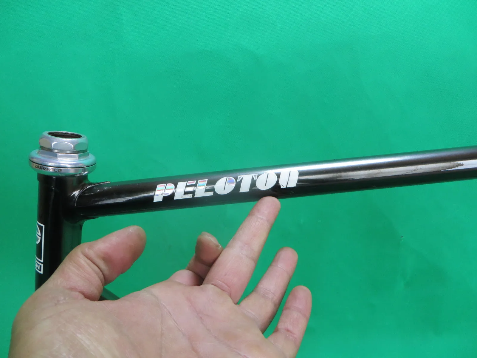 PELOTON // Mach Silver black fade // 53.5cm