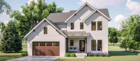 Pleasant 3-Bedroom Home Plan with Inviting Spaces