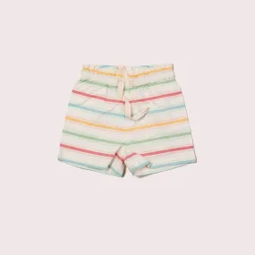 Rainbow By The Sea Seersucker Shorts