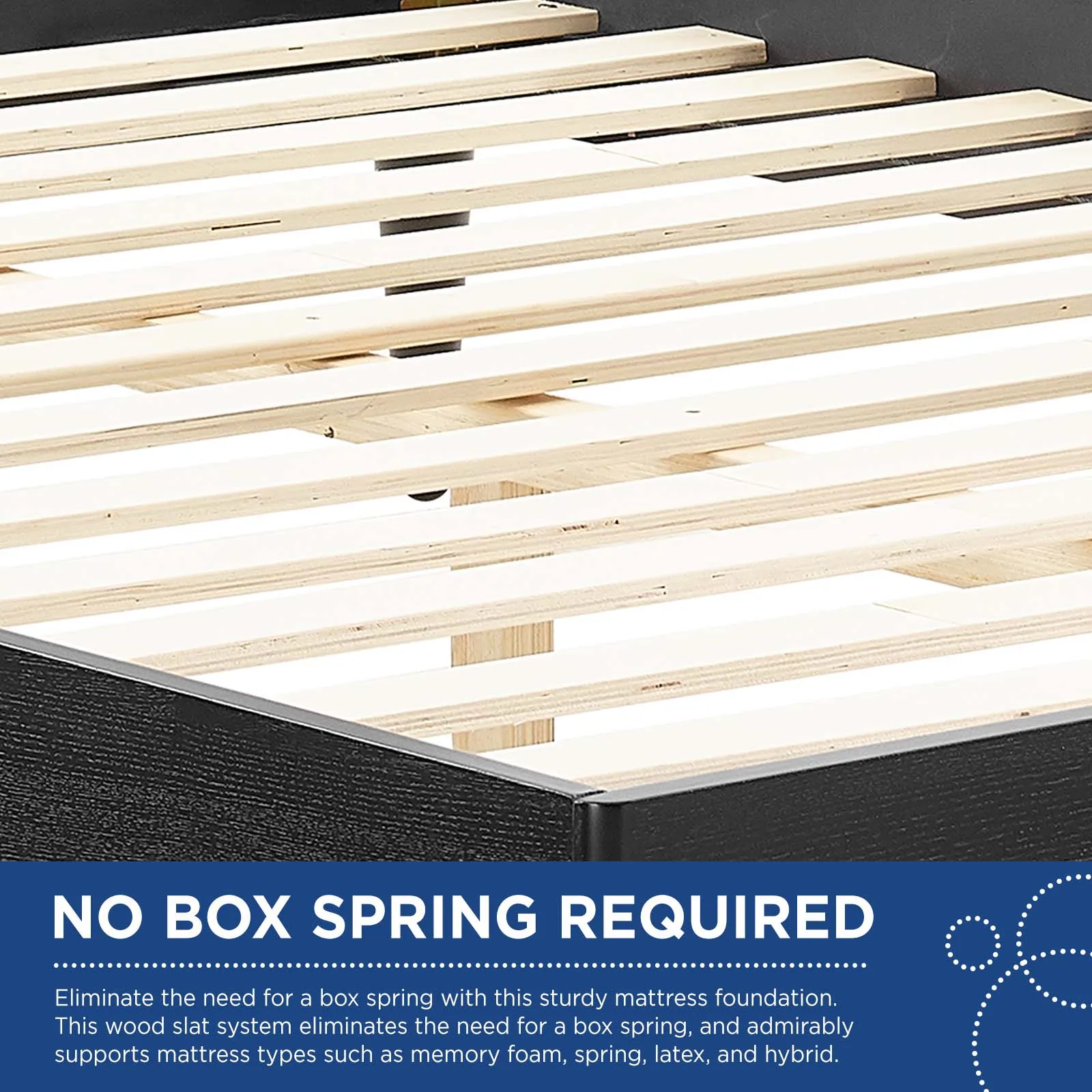 Sierra Cane and Wood Platform Bed With Splayed Legs