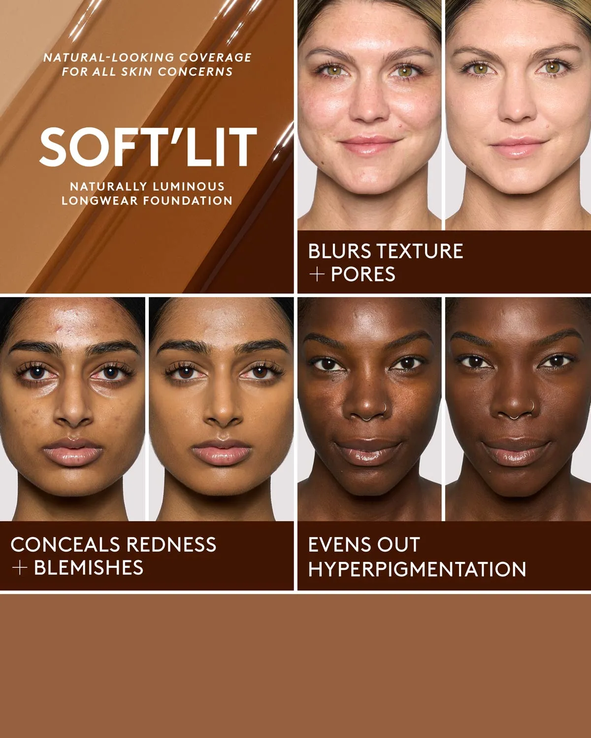 Soft'lit Naturally Luminous Longwear Foundation — 120