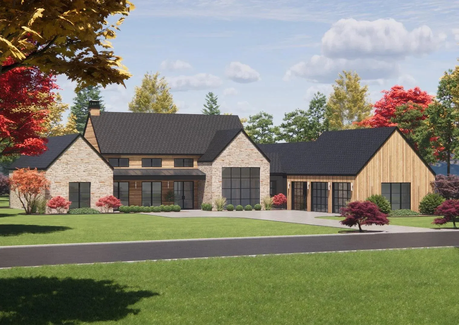 Spacious 4-bedroom home with grand two-story living area