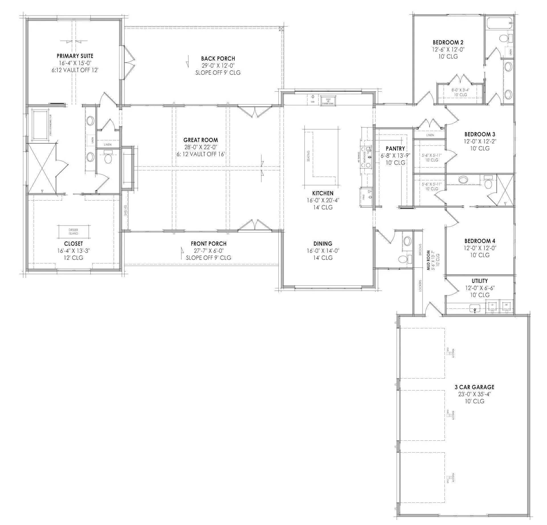 Spacious 4-bedroom home with grand two-story living area