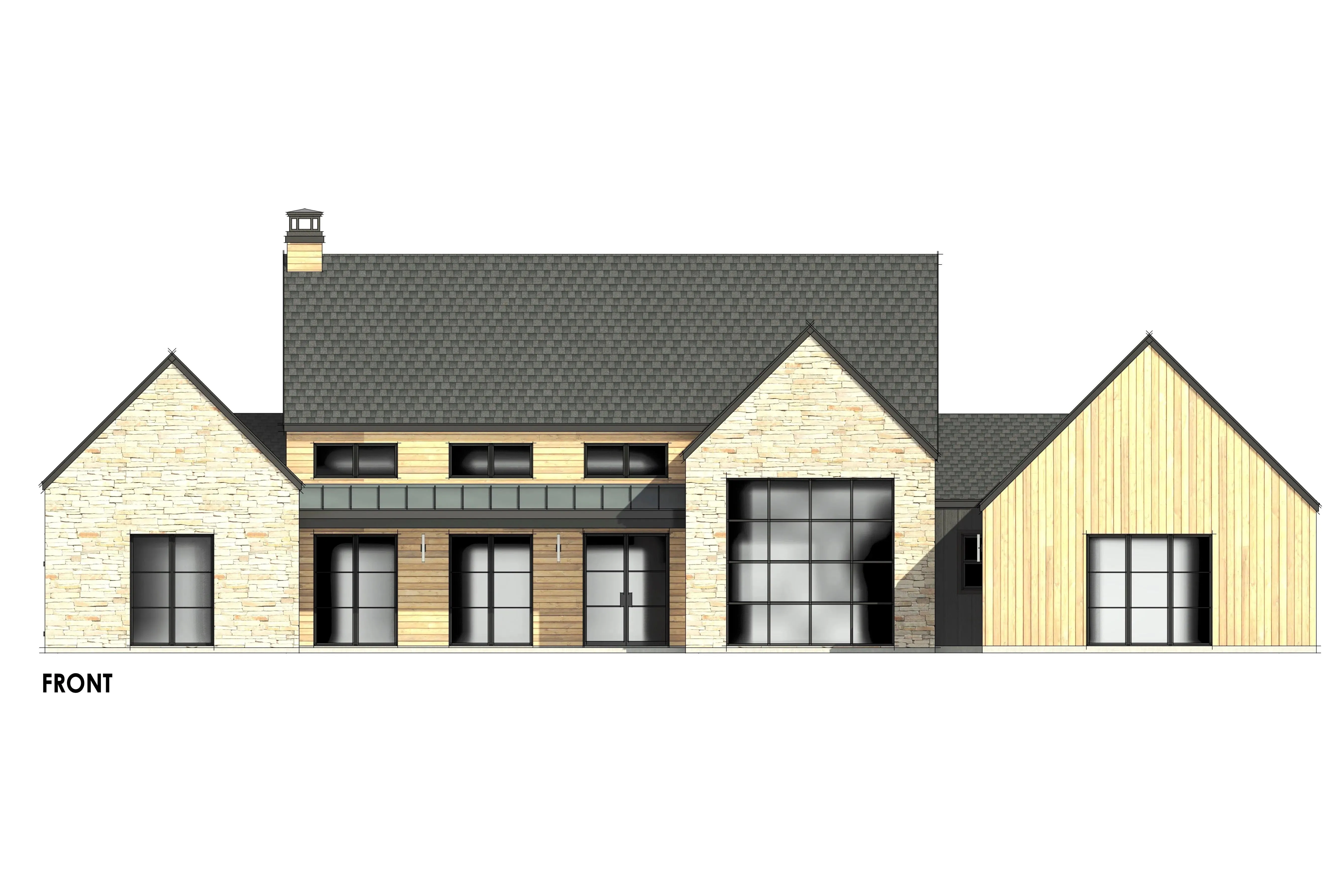 Spacious 4-bedroom home with grand two-story living area