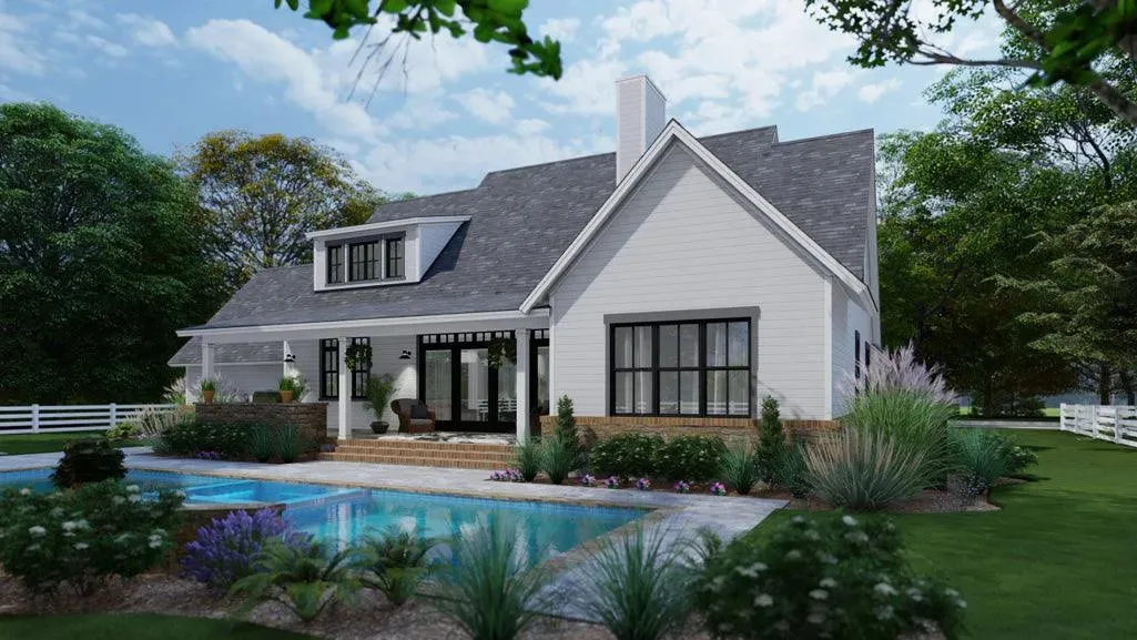 Stunning 4-Bedroom Home with Expansive Porches and Modern Design