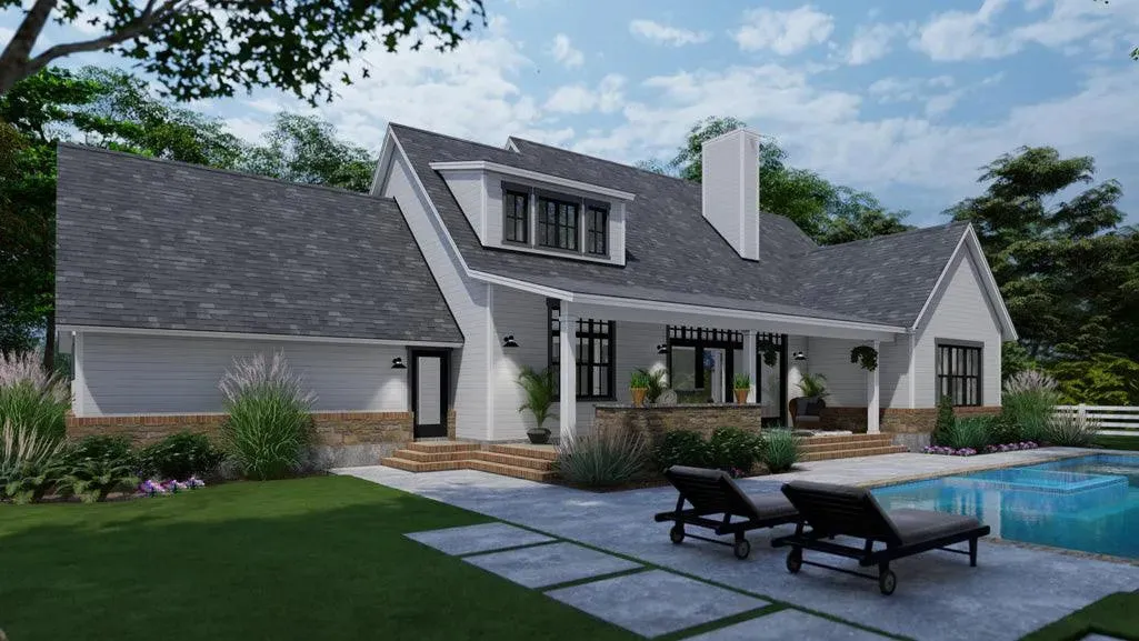 Stunning 4-Bedroom Home with Expansive Porches and Modern Design