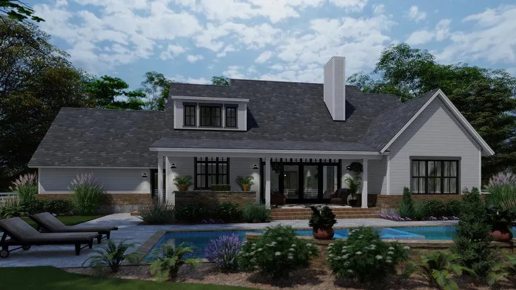 Stunning 4-Bedroom Home with Expansive Porches and Modern Design