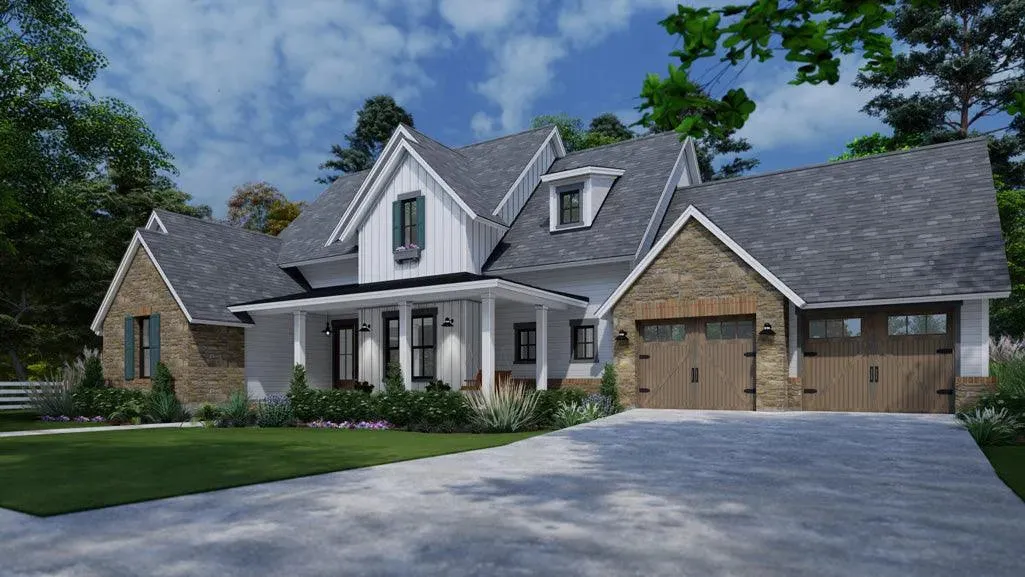 Stunning 4-Bedroom Home with Expansive Porches and Modern Design