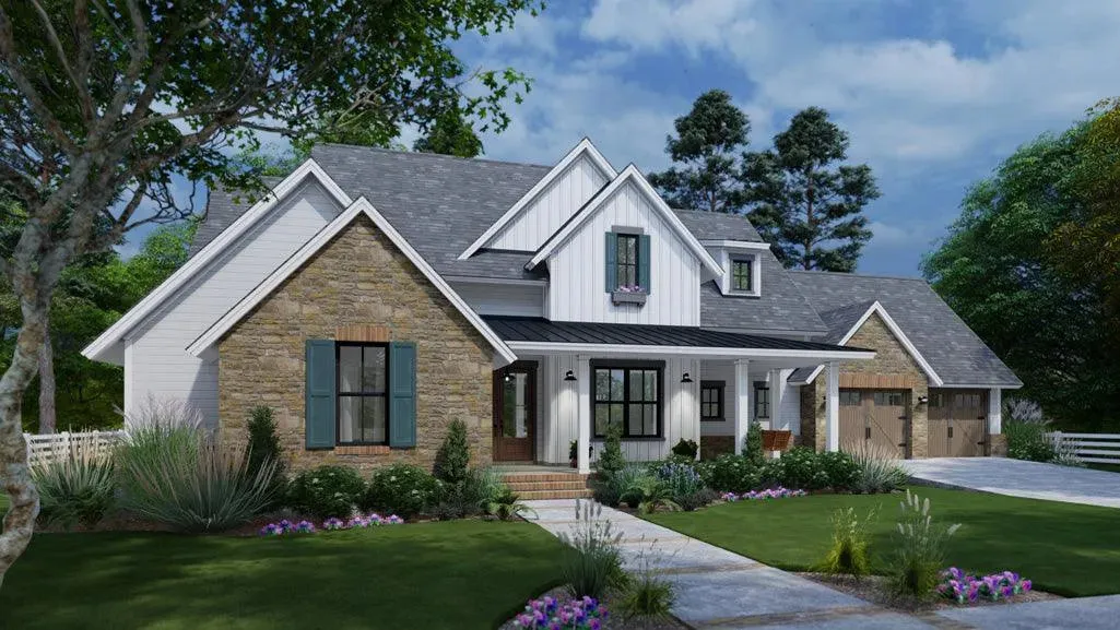 Stunning 4-Bedroom Home with Expansive Porches and Modern Design