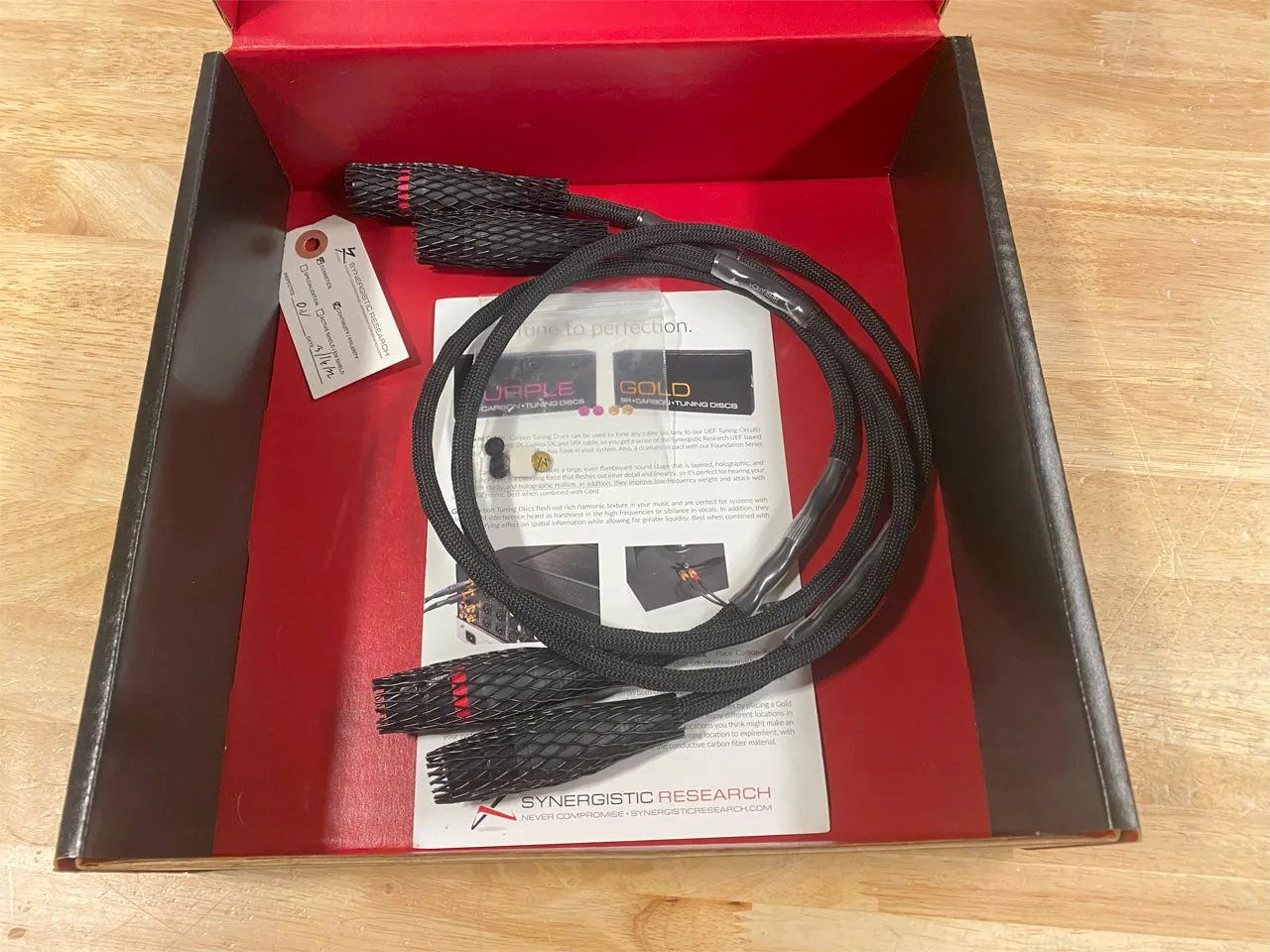Synergistic Research SR30 Interconnect Cable XLR 1.0m trade-in