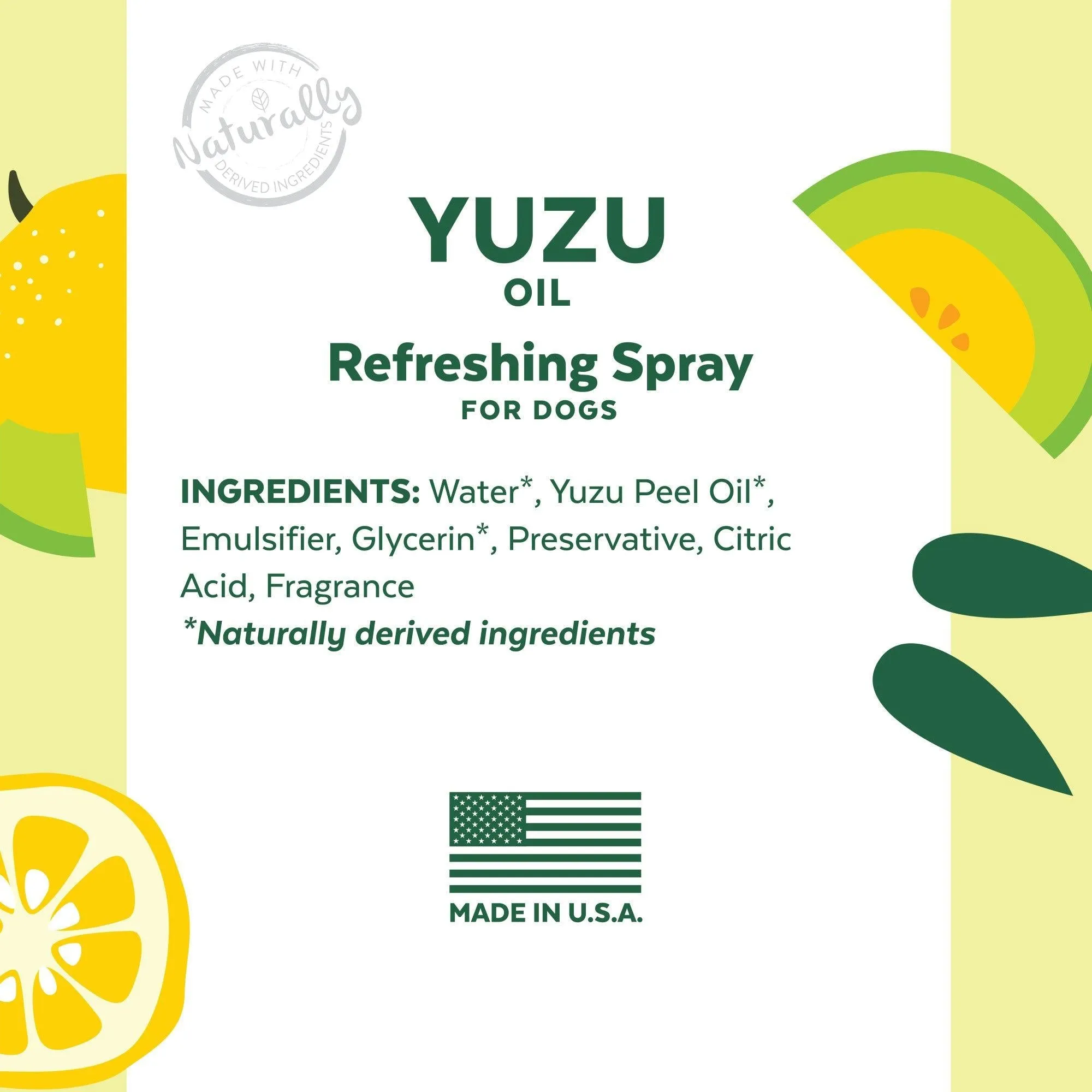 Tropiclean Essentials - Yuzu oil refreshing spray for dogs