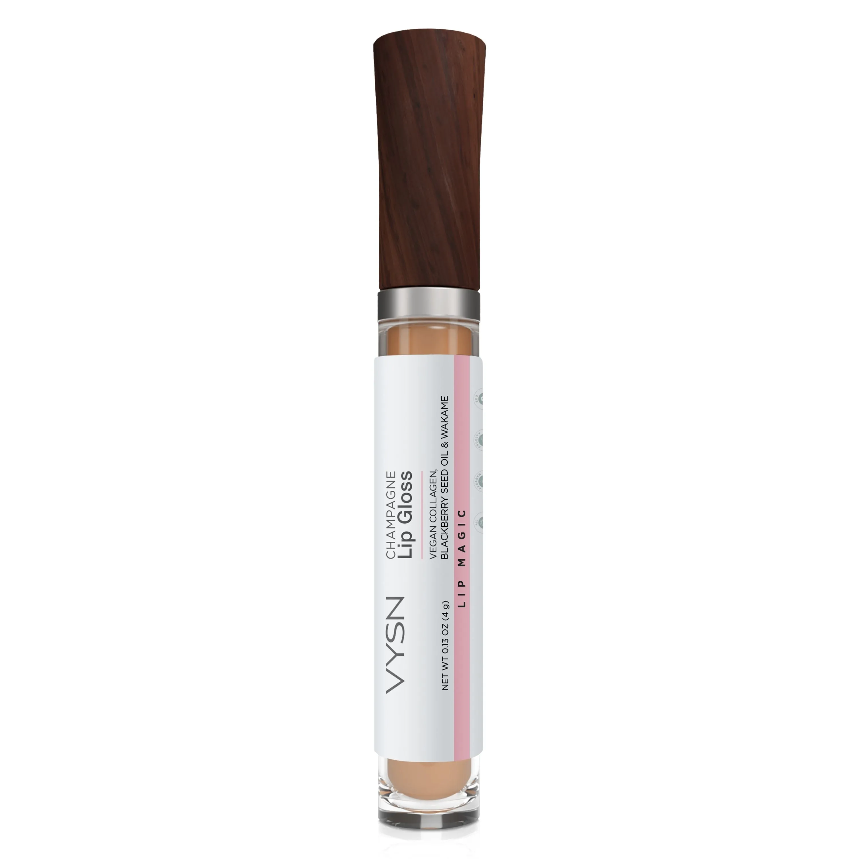 VYSN Lip Gloss - Gradual Plumping - Vegan Collagen, Blackberry Seed Oil & Wakame