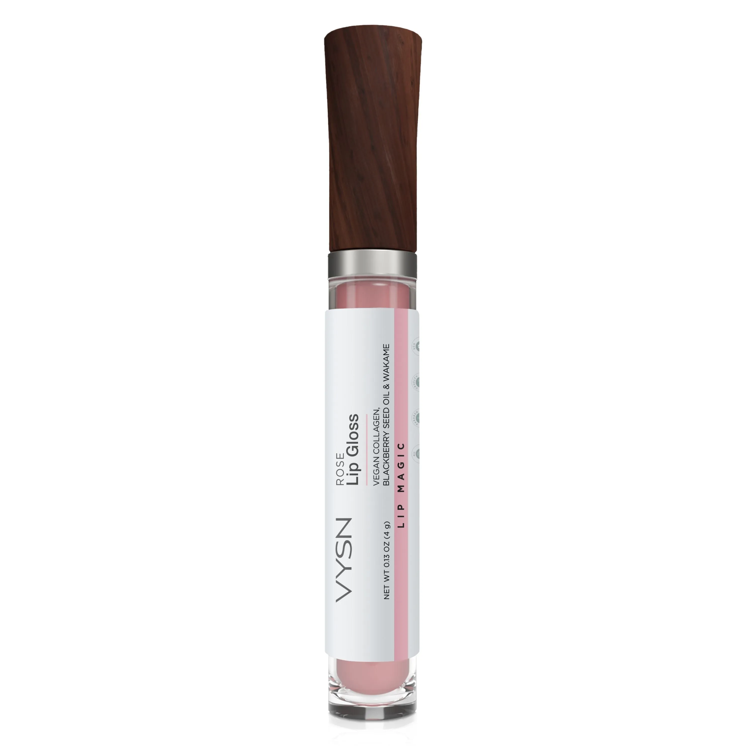 VYSN Lip Gloss - Gradual Plumping - Vegan Collagen, Blackberry Seed Oil & Wakame